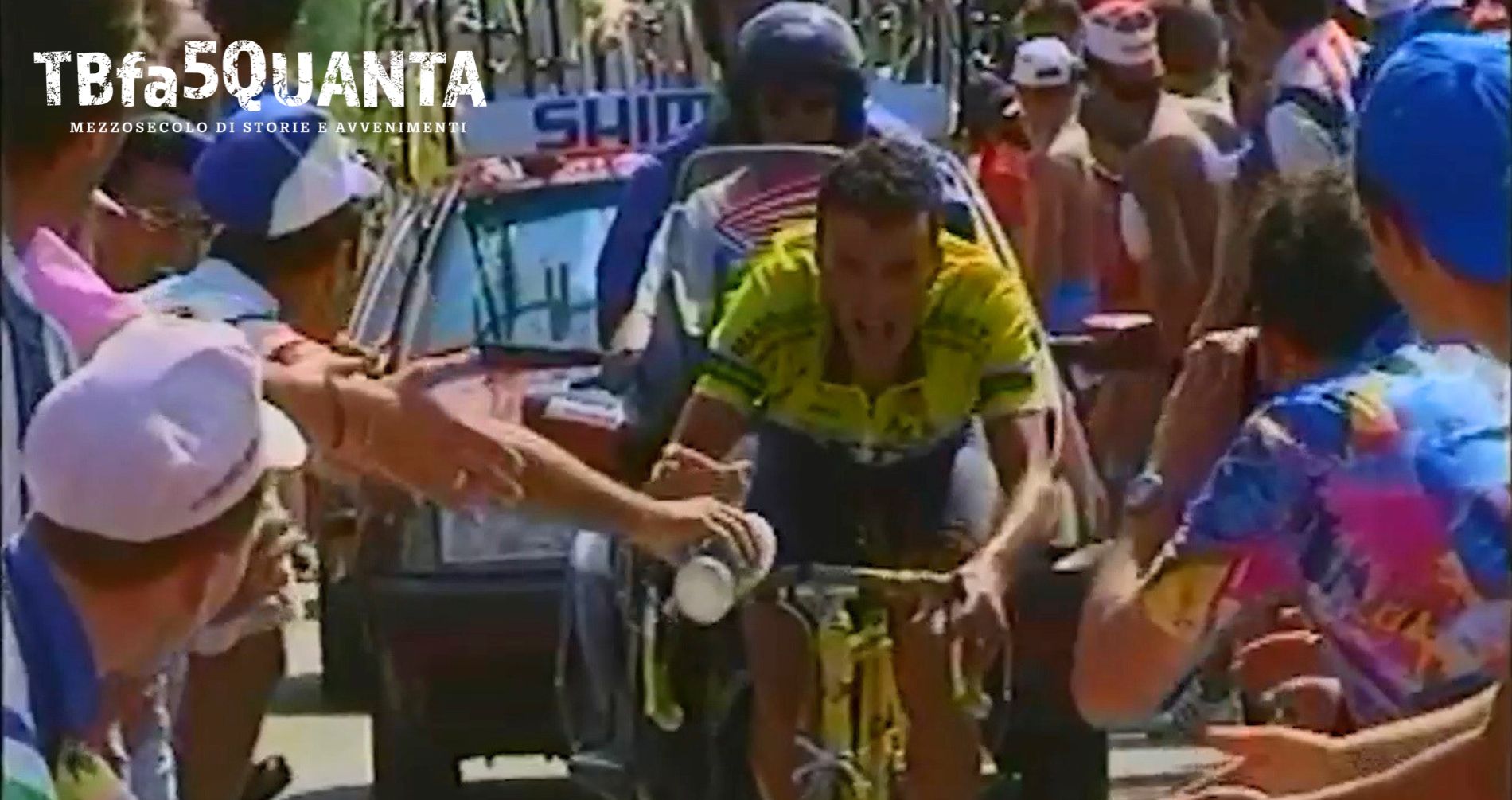 Una valle di ciclismo